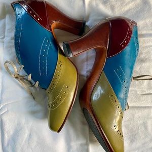 Fluevog Miracles Heal Oxfords Size 10